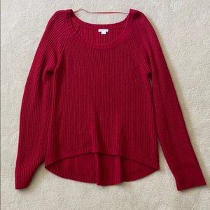 Red Knit Sweater